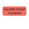 Nevs Calorie Count In Progress Label 7/8 x 1-5/8" D-0513 - alternate 1